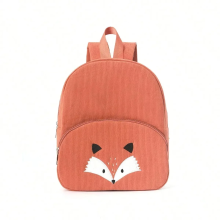 Mijn Hummeltje MyLittleBag – Persoonlijk & Schattig – Gepersonaliseerde Kinder Rugzak met Naam en Dierenprint Vos | Educatief Speelgoed
