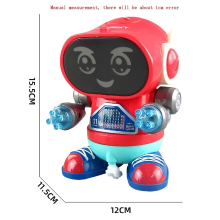 Mijn Hummeltje Dancing Spin Robot™   Lichtjes en Dansjes   Speelgoedrobot Voetjes Rood | Educatief Speelgoed