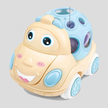 Mijn Hummeltje Wobble Wheels™   Vroem, Rammel & Roll   Speelgoedauto Geel | Educatief Speelgoed
