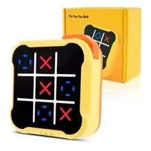 Mijn Hummeltje Tic Tac Toe Game™   Versterk Geheugen & Probleemoplossend Vermogen   Elektronisch Boter Kaas & Eieren Geel | Educatief Speelgoed