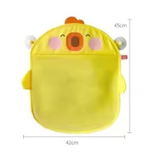Mijn Hummeltje Cartoon Bag™   Opgeruimde Badervaring   Bad Speelgoedzak Gele eend | Educatief Speelgoed