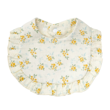 Mijn Hummeltje BabyBloom – Schattig & Comfortabel – Baby Slabbetje met Ruffle Rand Zonnig Weide | Educatief Speelgoed