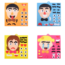 Mijn Hummeltje DIY Emotion Puzzle™ | Creatief met gezichten   Emotiepuzzel Set van 4 | Educatief Speelgoed