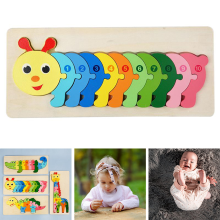 Mijn Hummeltje Woods™   Puzzel voor nieuwsgierge geesten   Dierenpuzzel Rups | Educatief Speelgoed