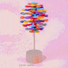 Mijn Hummeltje Woods™   Ronddraaiende Lollipop   Stressverlagend Speelgoed Kleurrijke wafel | Educatief Speelgoed
