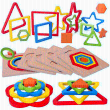 Mijn Hummeltje Woods™ | Uitdaging voor de jonge geest   Puzzelspel Set van 6 | Educatief Speelgoed