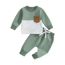 Mijn Hummeltje Mini Fashion™   Peuter Trainingspak Katoen Groen / 70 (4 9 maanden) | Educatief Speelgoed