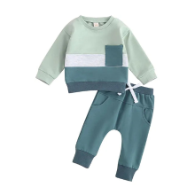 Mijn Hummeltje Mini Fashion™   Peuter Trainingspak Katoen Lichtgroen/Blauw / 100 (3 4 jaar) | Educatief Speelgoed