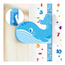 Mijn Hummeltje Kids Measure Tool™   Op avontuur met hoogte   Magnetisch meetlint Walvis | Educatief Speelgoed