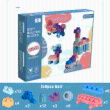Mijn Hummeltje Soft Building Blocks™ | Bouwplezier voor ieder kind   Zachte Bouwstenen 50 stuks   €44.95 | Educatief Speelgoed