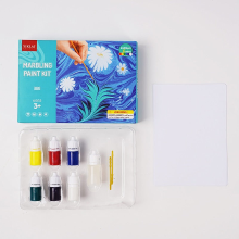 Mijn Hummeltje Water Marbling Verf Set™   Kleurrijk kunstwerk op waterbasis | Verf set Set van 6 kleuren | Educatief Speelgoed