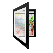 Mijn Hummeltje Magnetic Frame™   Toon je creaties   Kunstlijst A4 / Zwart hout | Educatief Speelgoed