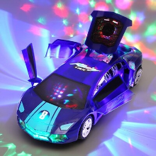 Mijn Hummeltje Supercar Toy™   Bewegend en Lichtgevend   Speelgoedauto Blauw | Educatief Speelgoed
