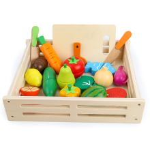 Mijn Hummeltje Woods™ | Houten groente en fruit kistje Multicolor | Educatief Speelgoed