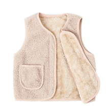 Mijn Hummeltje Mini Fashion™   Gilet Lamswol look Wit / 100 (2 3 jaar) | Educatief Speelgoed