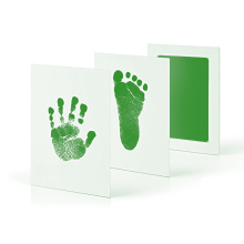 Mijn Hummeltje Baby Handprint Kit™   Uniek aandenken aan uw baby   Afdruk Kit Groen | Educatief Speelgoed