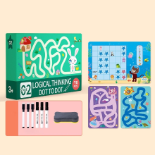Mijn Hummeltje Line Book™ | De eerste kennismaking met schrijven   Schrijfboek Logical thinking (niveau 2) 4 5 jaar | Educatief Speelgoed