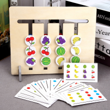 Mijn Hummeltje Woods™ | Logisch redeneren voor kinderen   Montessori sorteerpuzzel Sorteerpuzzel 'fruit & kleur' | Educatief Speelgoed