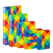 Mijn Hummeltje Rainbow Twister™   Vouw en Speel Slim   Snake Cube | Educatief Speelgoed