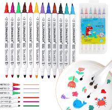 Mijn Hummeltje Magic Water Pen™ | Creatieve kunstwerken in het water   Waterpaint (+ GRATIS keramische lepel) Set van 6 + 6 GRATIS stiften (bijna uitverkocht) | Educatief Speelgoed