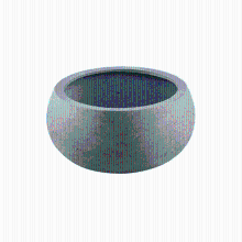 Pot Grigio Low Balloon Natural Concrete