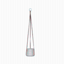Pot Patt hanging beige washed