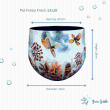 Designed by Lammie Pot Fresia Fresh
