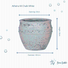 Green bubble Pot Athena