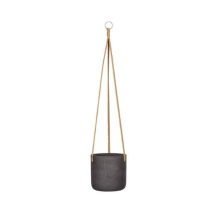 Pot Charlie hanging Black Washed