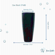 Pot Dax Black