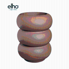Green bubble Pot Elho Amber Roll Bruin