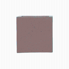 Pot Grigio cube Bronze