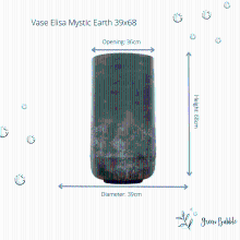 Green bubble Vaas Elisa Mystic Earth