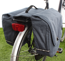 Beck Dubbele Fietstas Pick Up 23L Jeans
