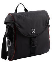 Willex Enkele fietstas/ Pakaftas 300 S 12L Zwart/rood