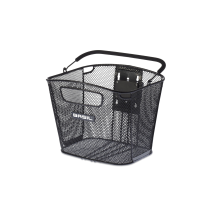 Basil Fietsmand Bold Front KF   Zwart