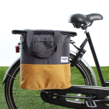 Urban Proof Shopper fietstas 20L Recycled   Grijs/Geel
