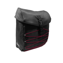 Beck Enkele fietstas S.Tar Single Zwart/Rood 18L