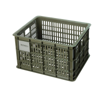 Basil Fietskrat Crate M 29,5L Moss Green MIK/RT