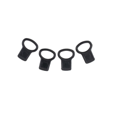 Ortlieb Klemrubbers Mudguard en Seat Pack Zwart