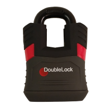 DoubleLock Hangslot Padlock RED ART 4