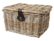 Fastrider Fietsmand Sera met klep Naturel   Medium