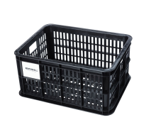 Basil Fietskrat Crate S 17,5L Black MIK 2.0