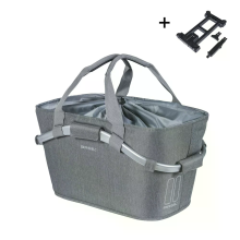 Basil Fietsmand 2Day Carry All Rear Basket MIK 2.0 Grijs 22L