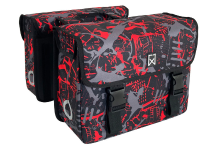 Willex Dubbele fietstas 34L FIRE