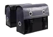 Willex Dubbele fietstas Bisonyl 52L Grijs/Zwart