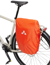 Vaude Regenhoes voor Fietstas Oranje