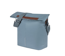 Basil Enkele fietstas City Shopper MIK Hooks 16L Graphite Blue