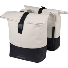 Basil Dubbele Fietstas Cove 28 32L Wit/Zwart