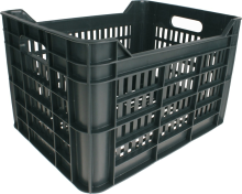 Willex Fietskrat 30L Donkergrijs